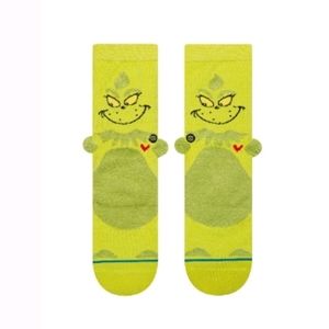 Stance the Grinch socks size Large kids 3-5.5